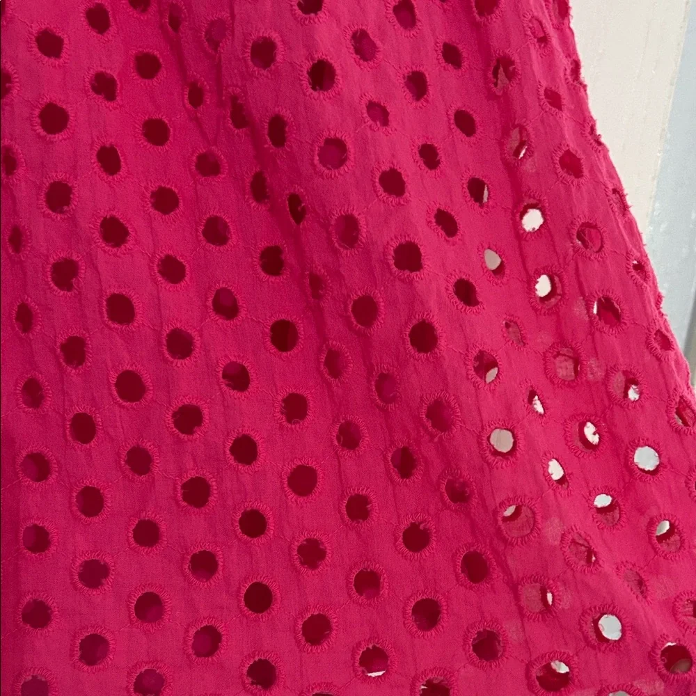 JODIFL Pink Eyelet Ruffle Blouse - Picture 4 of 7